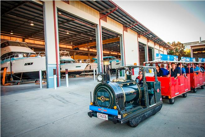 There will be so much to see and do at Expo this year that visitors will definitely need a multi-day pass to experience everything on offer, including the Riviera Express Factory Tour © Gold Coast International Marine Expo