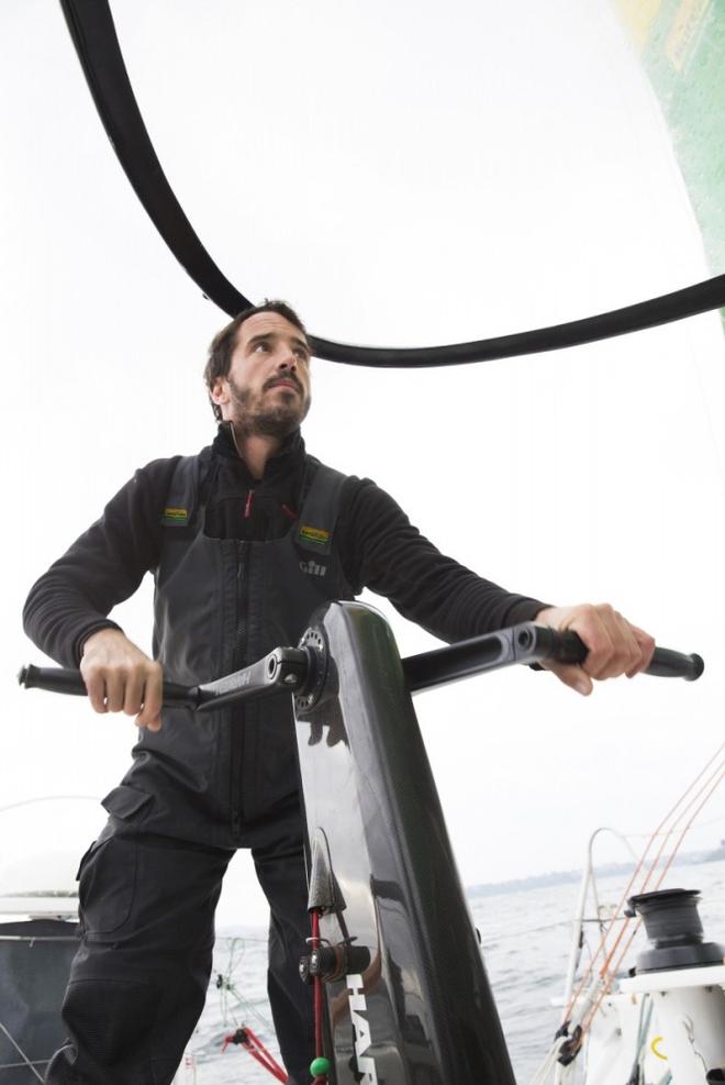 The skipper of Bureau Vallée - 2016 Vendée Globe © Stéphane Maillard