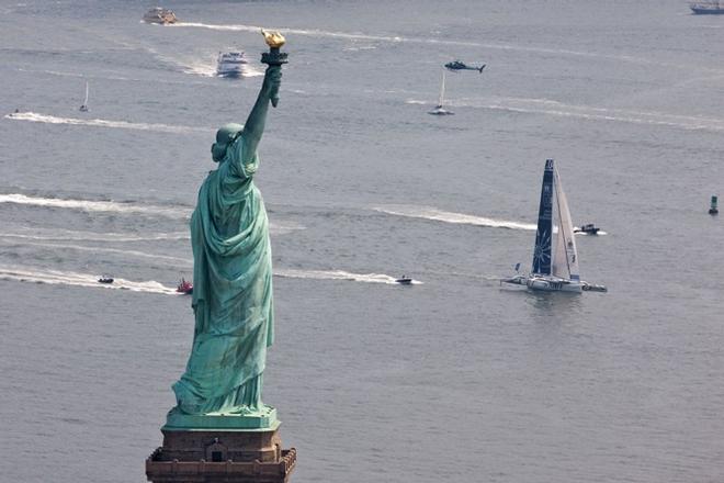 Edmond de Rothschild back in business - Transat New York - Vendée © Gitana Team