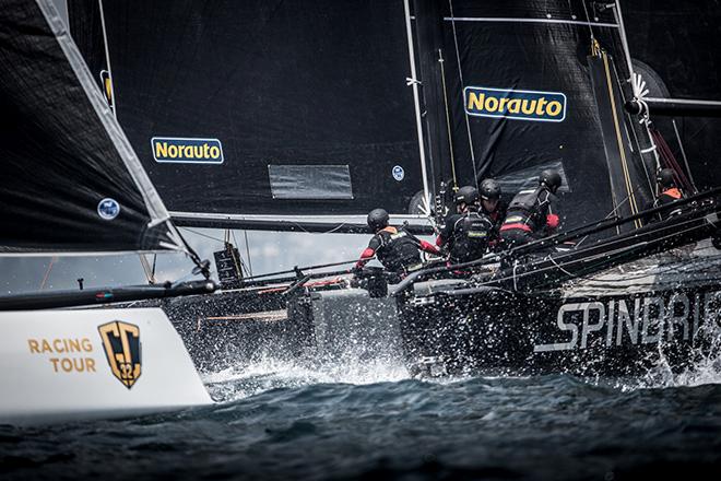 Fleet in action - 2016 GC32 Riva Cup ©  Eloi Stichelbaut