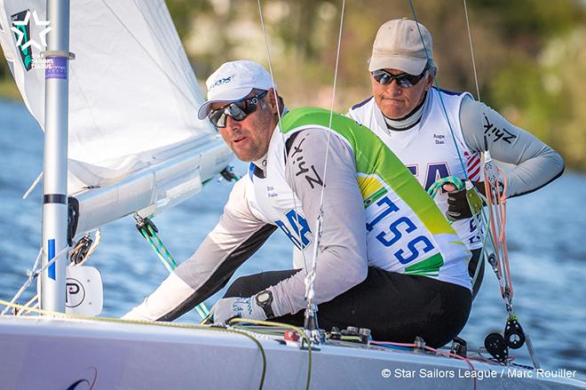 Bow no: 003 // Sail: USA 8465 // Skipper: Augie DIAZ // Crew: Bruno Prada -  2016 SSL City Grand Slam ©  Marc Rouiller / Star Sailors League