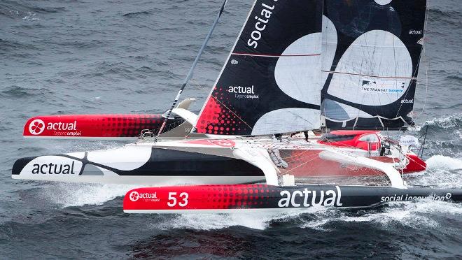 The Ultime Actual on day three of The Transat bakerly © Lloyd Images