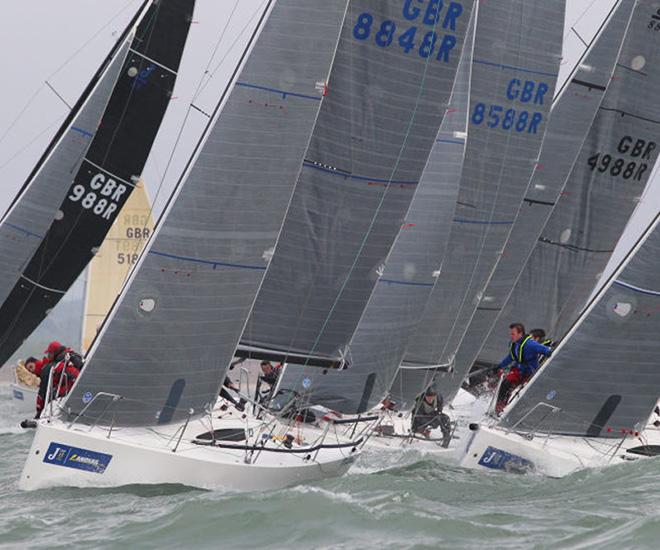 Fleet in action - The Landsail Tyres J-Cup ©  Louay Habib