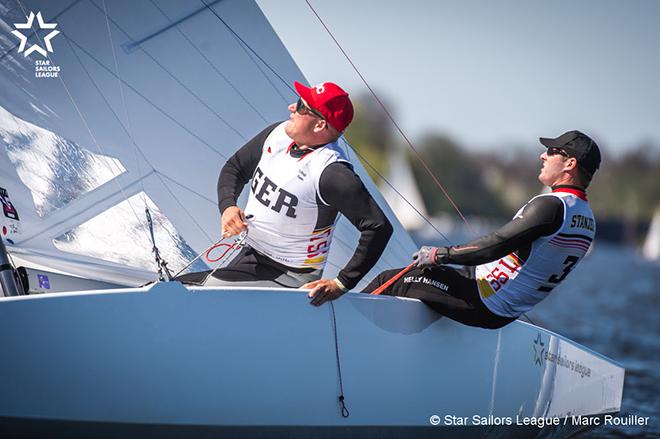 Bow no: 005 // Sail: GER 8340 // Skipper: Robert STANJEK // Crew: Frithjof Kleen -  2016 SSL City Grand Slam ©  Marc Rouiller / Star Sailors League