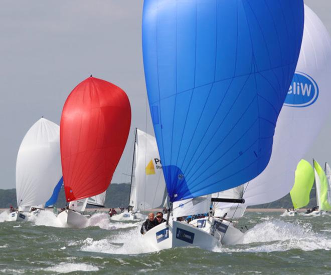 Fleet in action - The Landsail Tyres J-Cup ©  Louay Habib