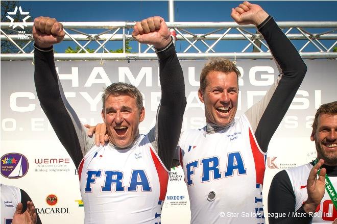 Winners celebrate - 2016 SSL City Grand Slam ©  Marc Rouiller / Star Sailors League