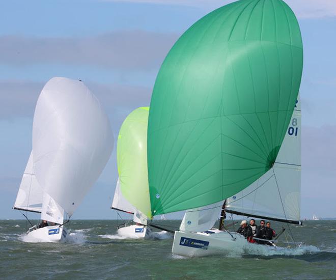 Fleet in action - The Landsail Tyres J-Cup ©  Louay Habib