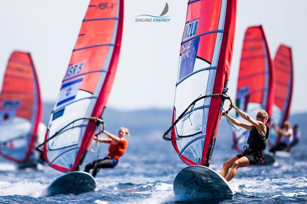 Natalia Kosinska (NZL) Womens RS:X Windsurfer ©  Jesus Renedo / Sailing Energy http://www.sailingenergy.com/