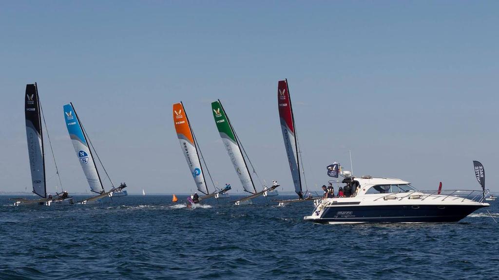 Race start - World Match Racing Tour Copenhagen May 11, 2016 © Ian Roman / WMRT