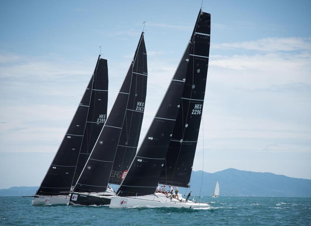 Ambush, EFG Mandrake and Black Baza. Samui Regatta 2016 photo copyright Samui Regatta taken at  and featuring the  class