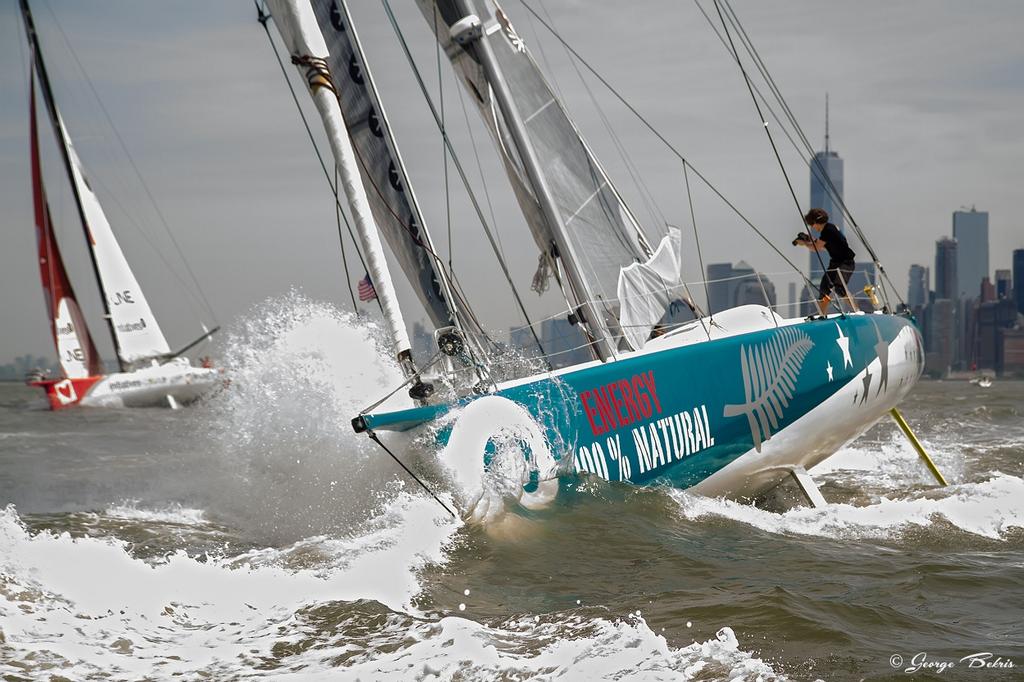 100% Natural Energy - IMOCA NY-Vendee Parade of Sail &copy; george bekris