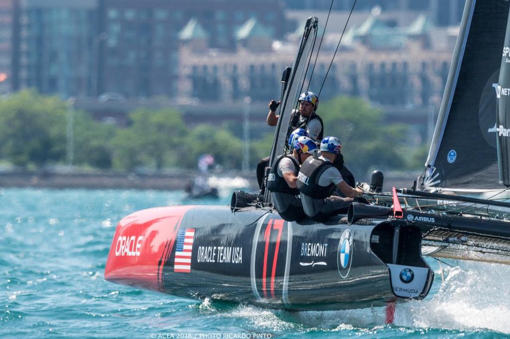 Oracle Team USA - Louis Vuitton America's Cup World Series Chicago - Practice Day 0 © Oracle Team USA http://www.oracleteamusa.com