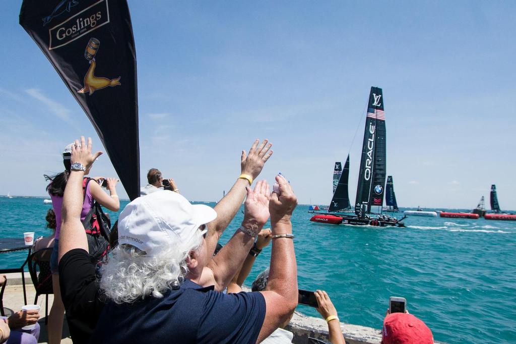Louis Vuitton America's Cup World Series, Chicago - Practice Day photo copyright Oracle Team USA http://www.oracleteamusa.com taken at  and featuring the  class