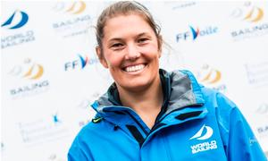 Belgian Olympic medallist Evi Van Acker photo copyright World Sailing taken at  and featuring the  class