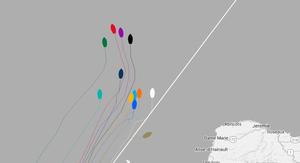 Current positions - Clipper Round the World Yacht Race photo copyright Clipper Ventures taken at  and featuring the  class