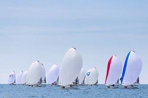 Light air conditions on Day 1 - 2016 Melges 20 Sailing Series Act 3 photo copyright BPSE/ZGN taken at  and featuring the  class