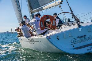 Bombolo was on a mission to make Lion Island. - 2016 Beneteau Pittwater Cup photo copyright  John Curnow taken at  and featuring the  class