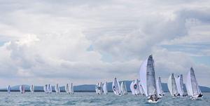 Light air conditions on Day 1 - 2016 Melges 20 Sailing Series Act 3 photo copyright BPSE/ZGN taken at  and featuring the  class