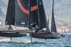 ARMIN STROM Sailing Team training on Lake Garda - 2016 GC32 Racing Tour photo copyright Jacopo Salvi taken at  and featuring the  class