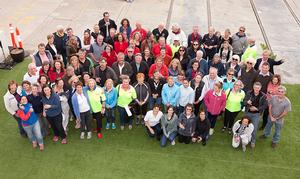BLiSS 2016 participants & race mgt team photo copyright  Steb Fisher taken at  and featuring the  class