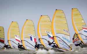 RSX Men fleet in action on day one - 2016 Delta Lloyd Regatta photo copyright Delta Lloyd Regatta - Sander van der Borch http://www.sandervanderborch.com taken at  and featuring the  class