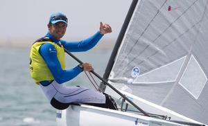Giles Scott - 2016 Sailing World Cup Weymouth and Portland photo copyright  Sailing Energy taken at  and featuring the  class