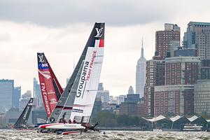 2016 Louis Vuitton America’s Cup World Series - Race one photo copyright Carlo Borlenghi and Stefano Gattini http://www.carloborlenghi.com taken at  and featuring the  class