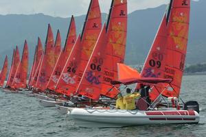 Masters Day 2 race - 2016 Hobie® 16 World Championships photo copyright 2016 Hobie Cat Australasia taken at  and featuring the  class