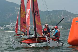 Masters Day 2 race - 2016 Hobie® 16 World Championships photo copyright 2016 Hobie Cat Australasia taken at  and featuring the  class