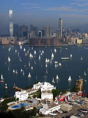 The picturesque Royal Hong Kong Kong Yacht Club photo copyright Event Media taken at  and featuring the  class