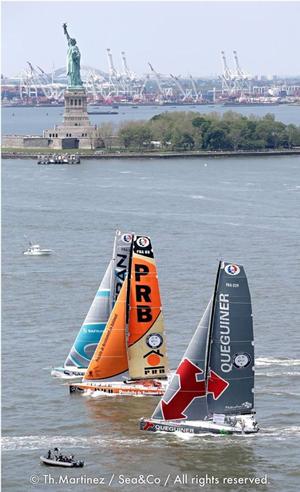 Start - 2016 New York–Vendée Transatlantic Race photo copyright Thierry Martinez / Sea&Co / Ocean Masters taken at  and featuring the  class