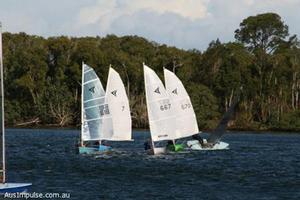 Close racing at the front end of the field, 6th Eastern States Impulse Championships - Sixth BCF Eastern States Impulse Championships photo copyright Lea Foster taken at  and featuring the  class