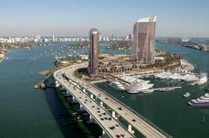 Miami from the air - 2016 Melges 24 World Championship photo copyright Melges 24 World Championship taken at  and featuring the  class