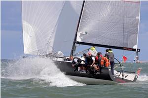 Cornel Riklin's J/111 Jitterbug - 2016 Vice Admiral's Cup photo copyright Rick Tomlinson / RORC taken at  and featuring the  class