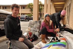 Preparing for the Pistol River Wave Bash photo copyright American Windsurfing Tour taken at  and featuring the  class