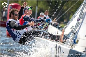 Final day action in Hamburg - 2016 SSL City Grand Slam photo copyright  Marc Rouiller / Star Sailors League taken at  and featuring the  class