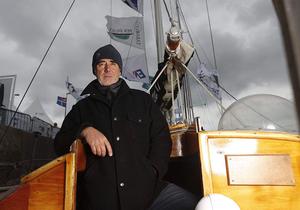 Loïck Peyron, skipper of Pen Duick II - 2016 Transat Bakerly photo copyright The Transat taken at  and featuring the  class