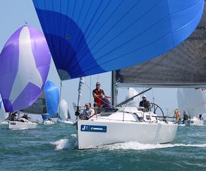 Fleet in action - The Landsail Tyres J-Cup photo copyright  Louay Habib taken at  and featuring the  class