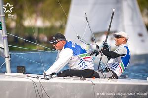 Bow no: 002 // Sail: ITA 8497 // Skipper: Diego NEGRI // Crew: Sergio Lambertenghi-  2016 SSL City Grand Slam photo copyright  Marc Rouiller / Star Sailors League taken at  and featuring the  class