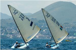 Deniss Karpak and Matteo Savio - 2016 Finn Gold Cup photo copyright  Robert Deaves taken at  and featuring the  class
