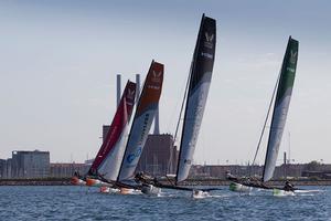 Fleet in action - 2016 World Match Racing Tour photo copyright WMRT taken at  and featuring the  class
