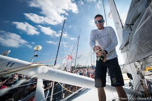 Sébastien Josse - Edmond de Rothschild (France) - 2016 New York–Vendée Transatlantic Race photo copyright Yann Riou / Gitana taken at  and featuring the  class