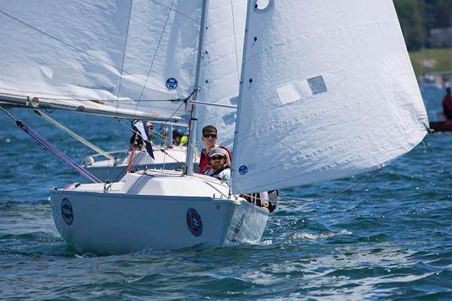 Sonar class winners Warrior Sailing Program Sonar team - Clagett 2016 © Billy Black http://www.BillyBlack.com