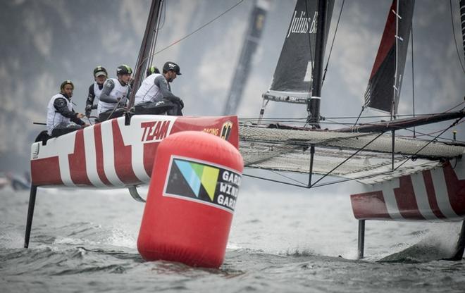 Lake Garda provides fantastic competition for the GC32 Racing Tour © Loris Von Siebenthal / GC32 Racing Tour