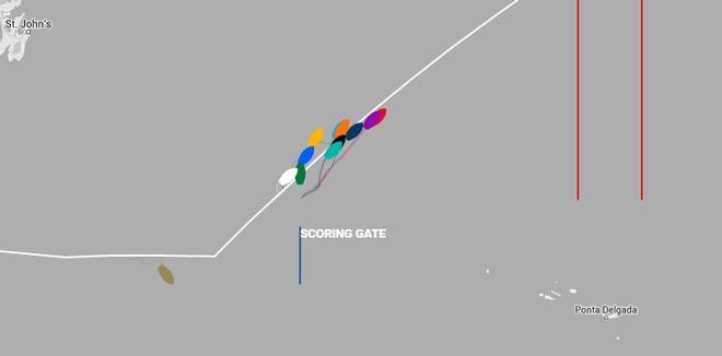 Current positions - Clipper Yacht Race – The Legenderry Finale © Clipper Ventures