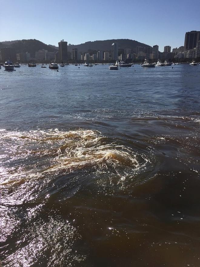 July 2015 The stench of the water at this site of raw sewage that had probably only been filtered… © Bruce Kendall 