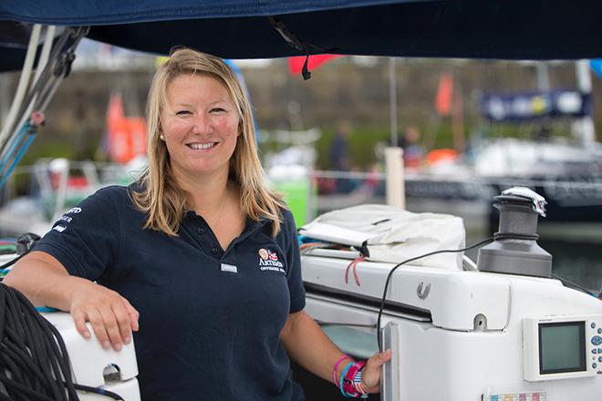 Mary Rook, Skipper du Figaro Artemis 37 - Solitaire Bompard Le Figaro 2016 - Deauville le  © A.Courcoux