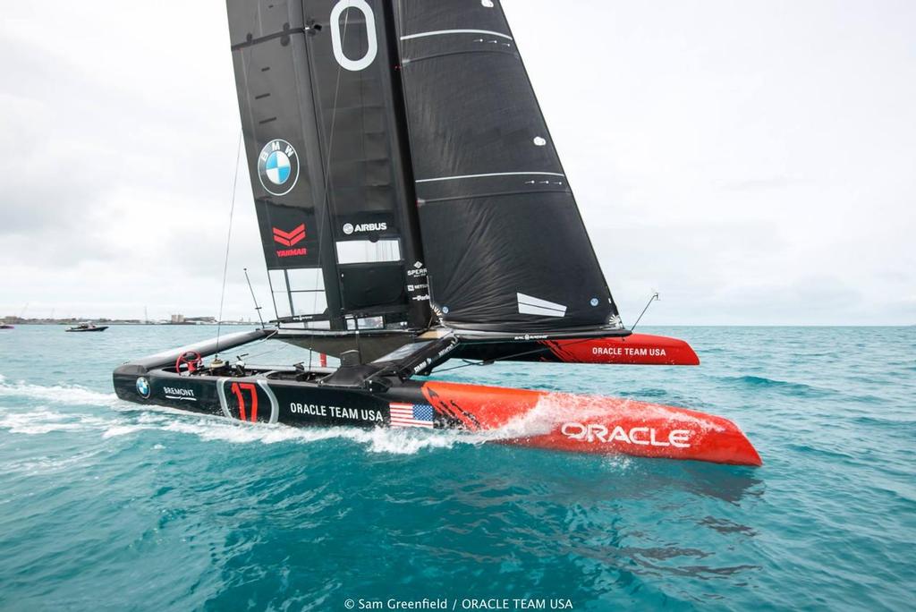  - Oracle Team USA Surrogate boat © Oracle Team USA media