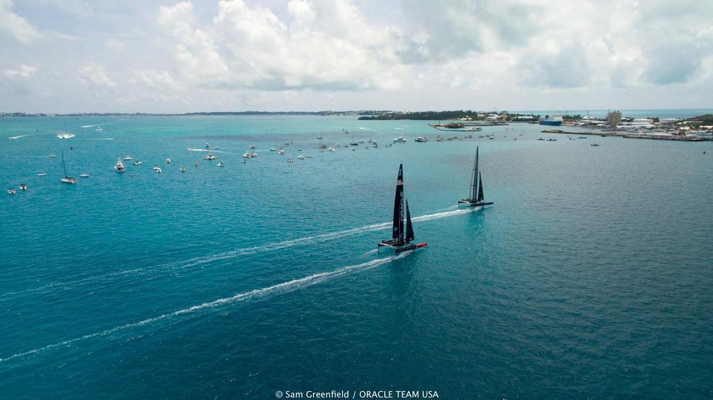 Oracle Team USA trails  - Racing at Foil Fest - Bermuda June 2016 photo copyright Sam Greenfield/Oracle Team USA http://www.oracleteamusa.com taken at  and featuring the  class