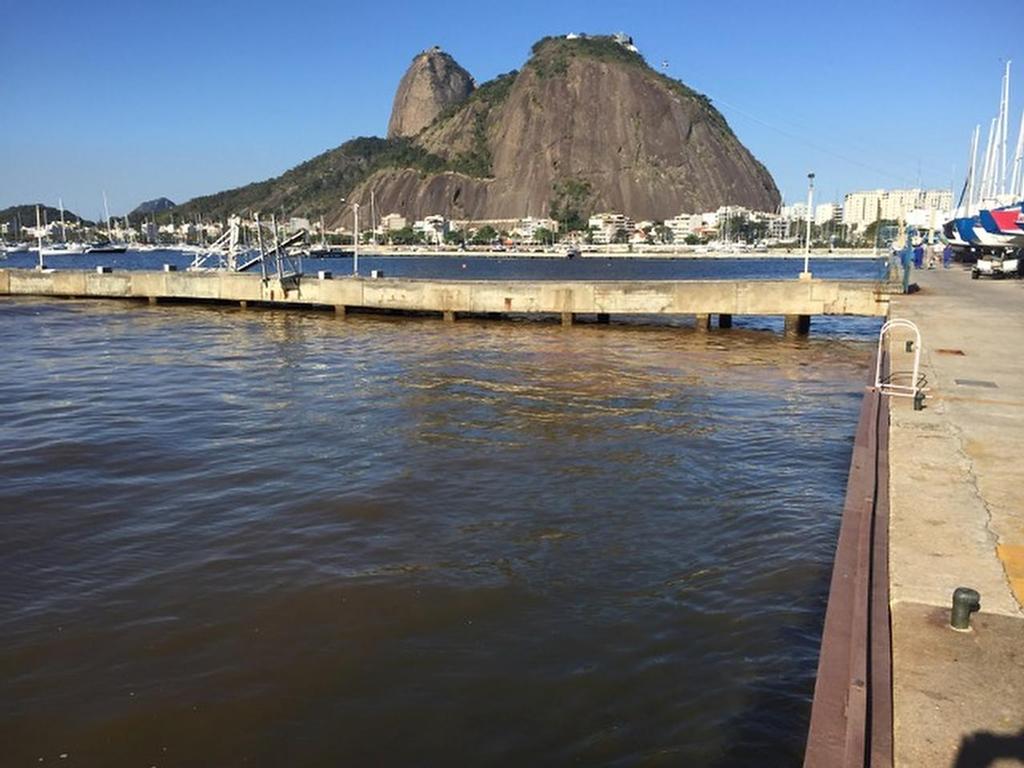 July 2015 The stench of the water at this site of raw sewage that had probably only been filtered, overlooked by the Sugarloaf… © Bruce Kendall 